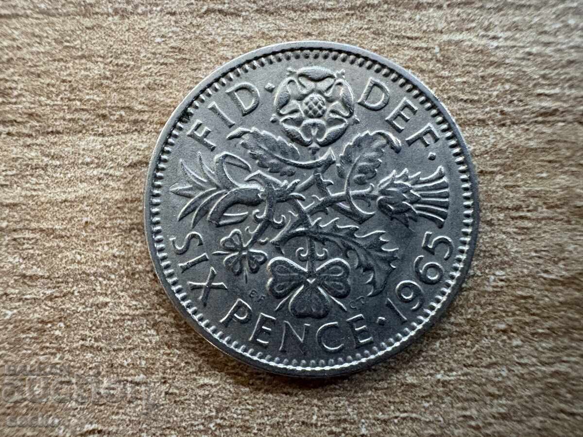 Великобритания - 6 пенса (1965) Великобритания - 6 пенса (1965)