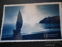 Varna. Moonlight Night, "Gr. Paskov", Sofia, 1938, Postcard