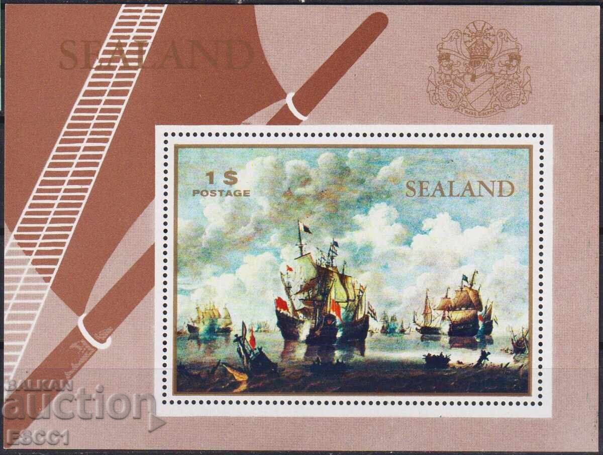 Καθαρό μπλοκ Καράβια 1970 από Σκωτία Σήλαντ