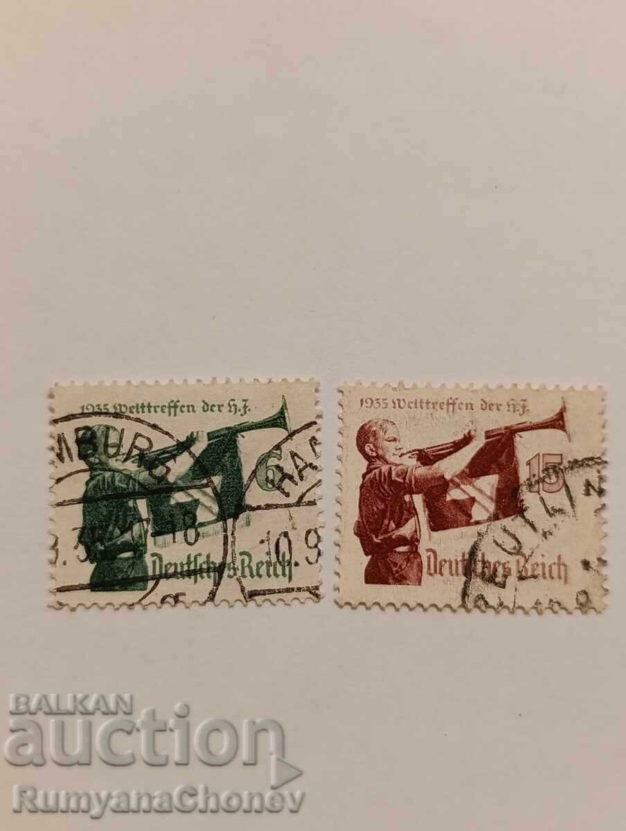 Postage stamps Germany 1935