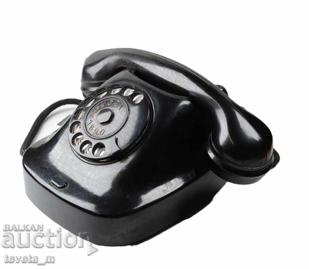 Bakelite Telephone TA 42 Belogradchik 1963 Social with price 35.00 BGN | € 17.90