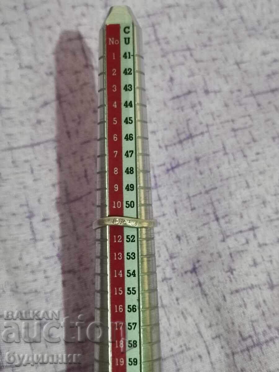 Сребърен пръстен. 16,2мм. Пускам над 100 Аукциона. Разгледай - 7