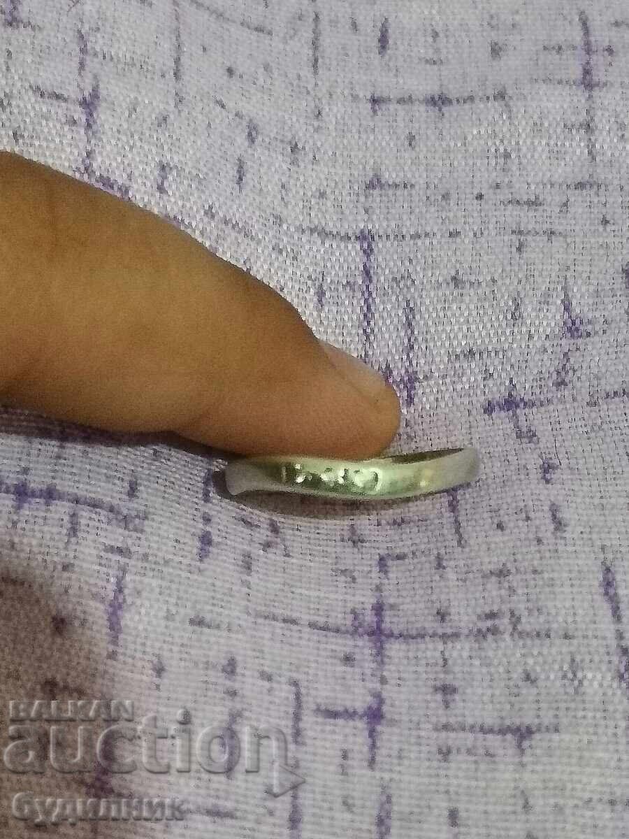 Сребърен пръстен. 16,2мм. Пускам над 100 Аукциона. Разгледай