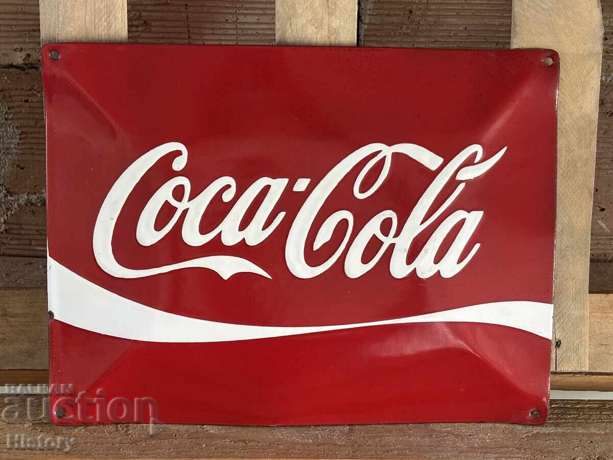 Auction Enamel plate Auction Enamel plate