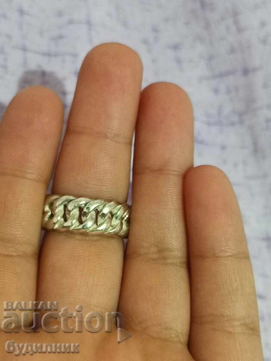 Сребърен Масивен пръстен. 16мм. Пускам над 100 Аукциона. Раз - 5 Сребърен Масивен пръстен. 16мм. Пускам над 100 Аукциона. Раз - 5