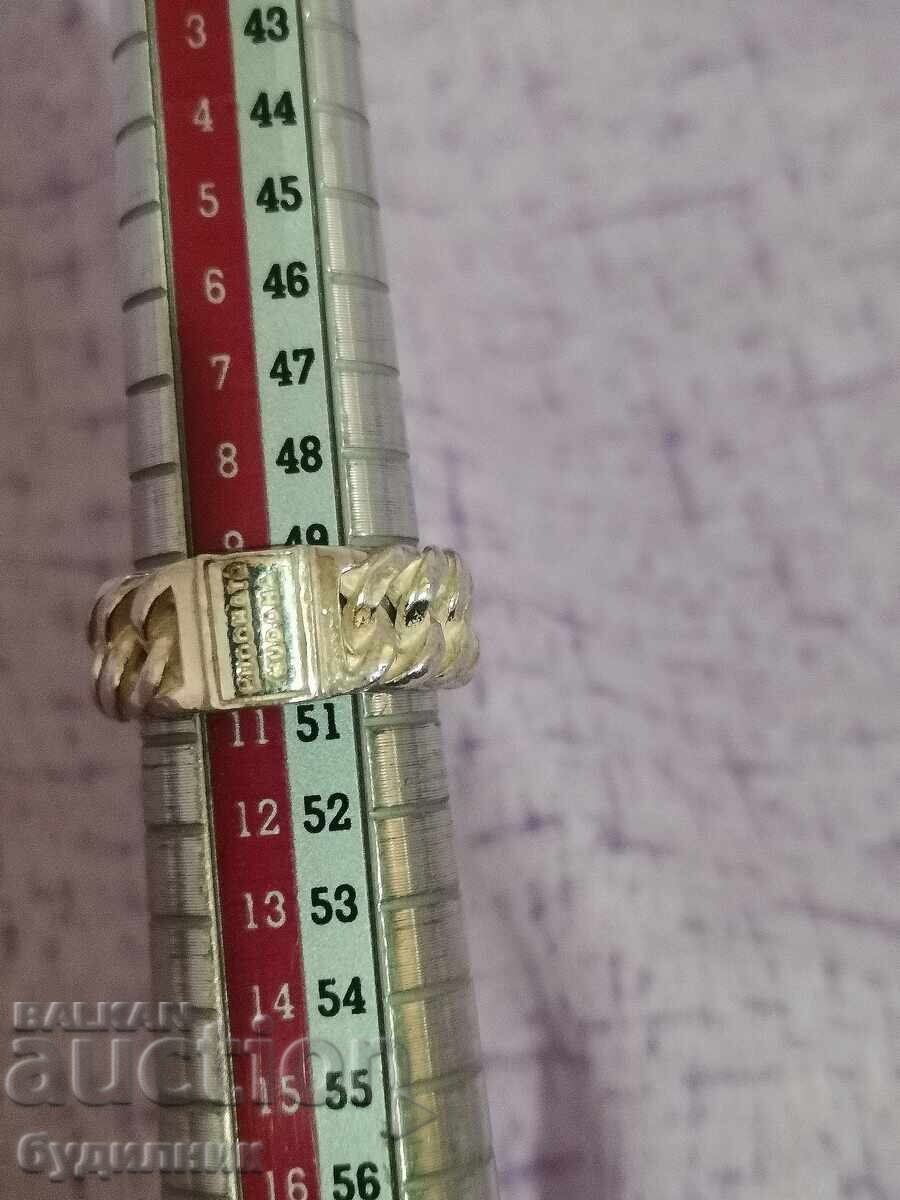 Сребърен Масивен пръстен. 16мм. Пускам над 100 Аукциона. Раз - 7 Сребърен Масивен пръстен. 16мм. Пускам над 100 Аукциона. Раз - 7