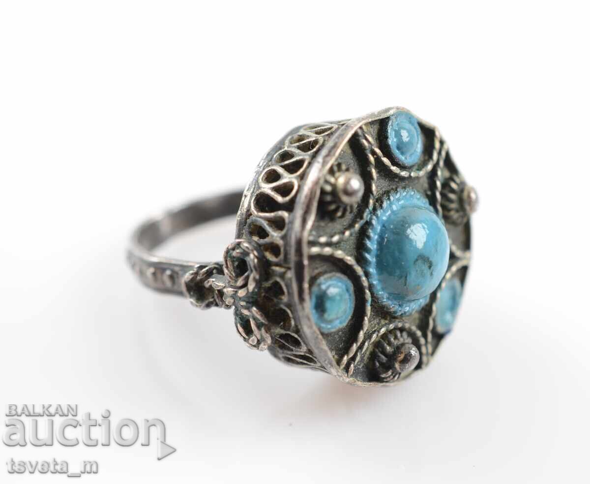 Auction Antique Silver Ring Kingdom of Bulgaria 6.7 g Auction Antique Silver Ring Kingdom of Bulgaria 6.7 g