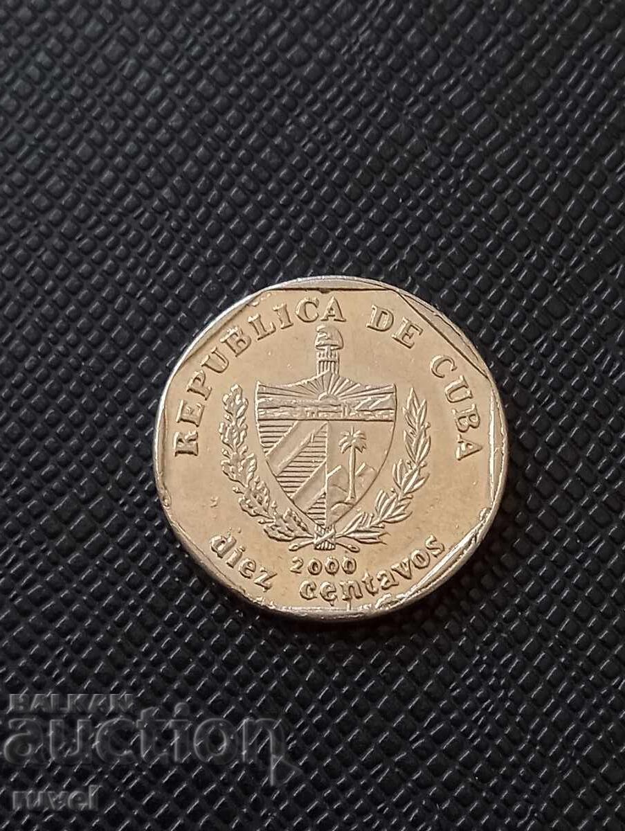 Cuba 10 centavos 2000 g cu preț € 0.35 | 0.68 BGN