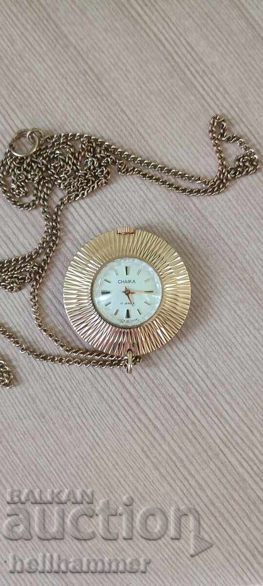 Δημοπρασία Νέο επιχρυσωμένο γυναικείο ρολόι "Τσάικα" 17 κοσμήματα Δημοπρασία Νέο επιχρυσωμένο γυναικείο ρολόι "Τσάικα" 17 κοσμήματα