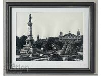 Tablou de Dimitar Sterev - "Peisaj Arhitectural din Ruse"