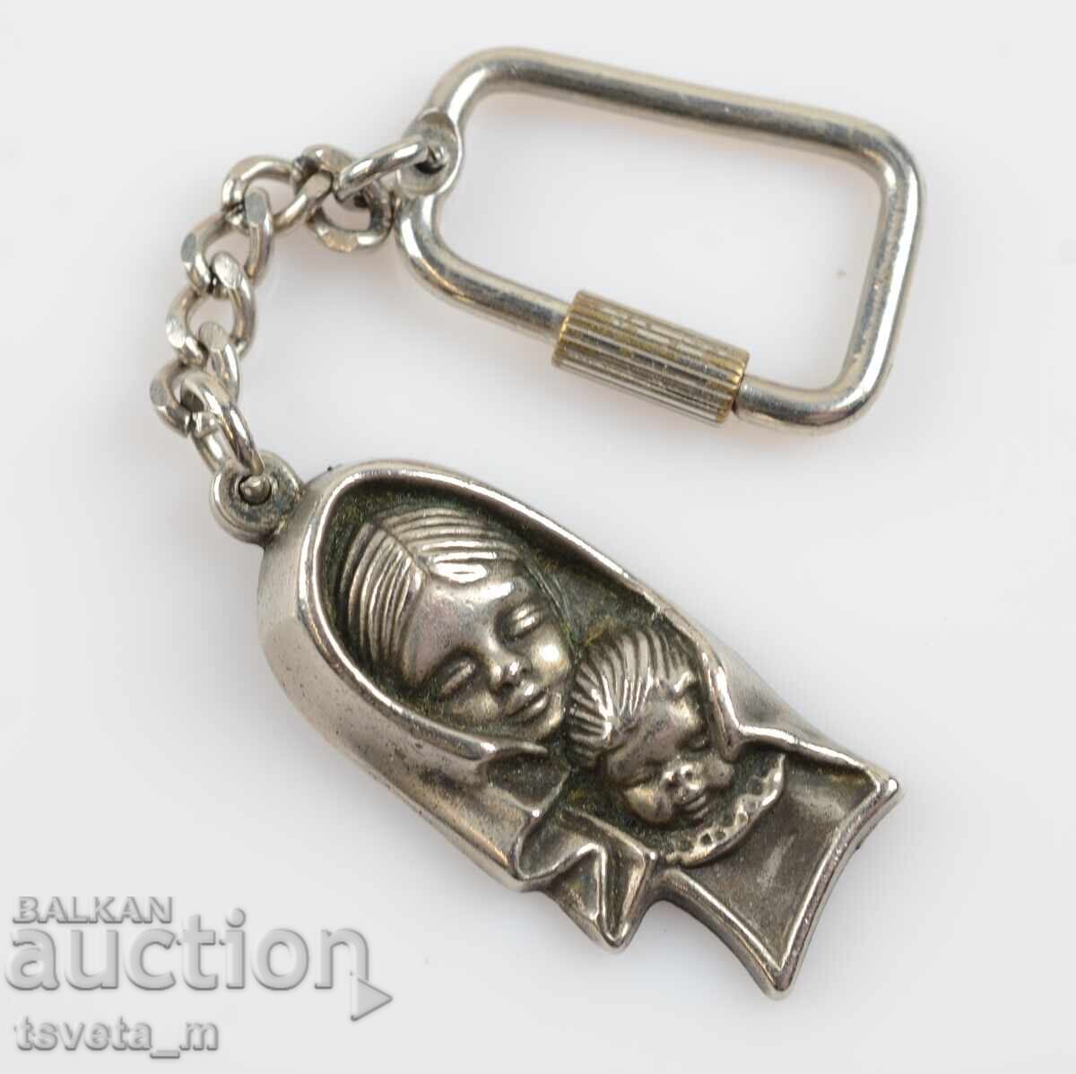 Auction  Keyring Virgin Mary with the Child
