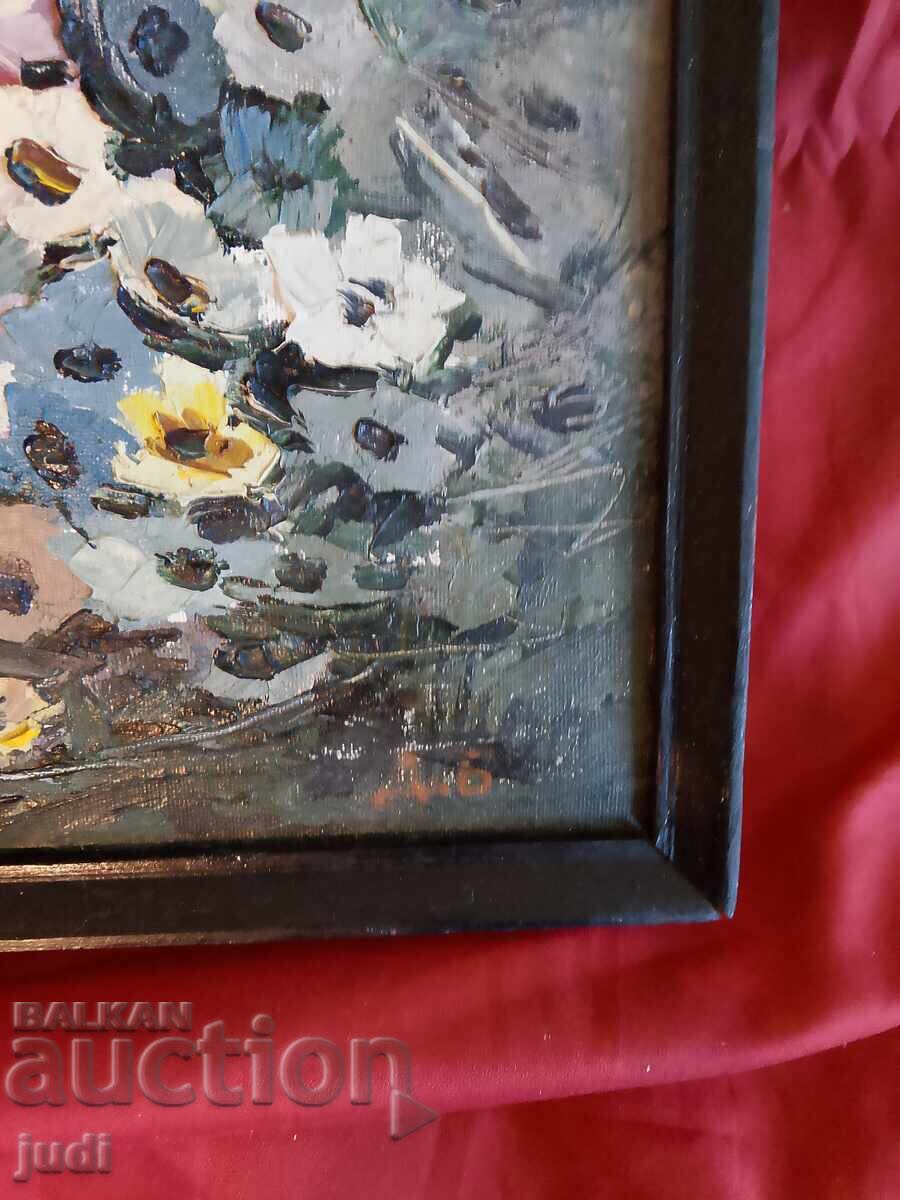 Tablou în ulei pe pânză de Dora Boneva cu preț 1200.00 BGN | € 613.55 Tablou în ulei pe pânză de Dora Boneva cu preț 1200.00 BGN | € 613.55