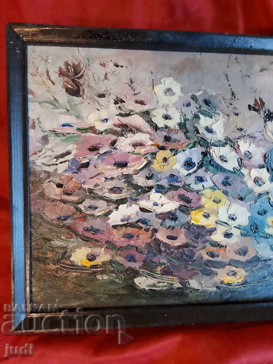 Licitație Tablou în ulei pe pânză de Dora Boneva Licitație Tablou în ulei pe pânză de Dora Boneva