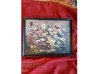 Δώρα Μπονέβα ελαιογραφία σε καμβά