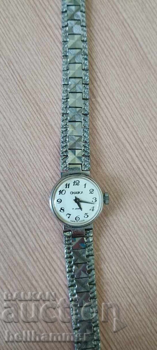 Auction Women's mechanical watch Chaika 17 jewels Auction Women's mechanical watch Chaika 17 jewels
