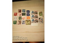 Set of Postage Stamps, Various Countries