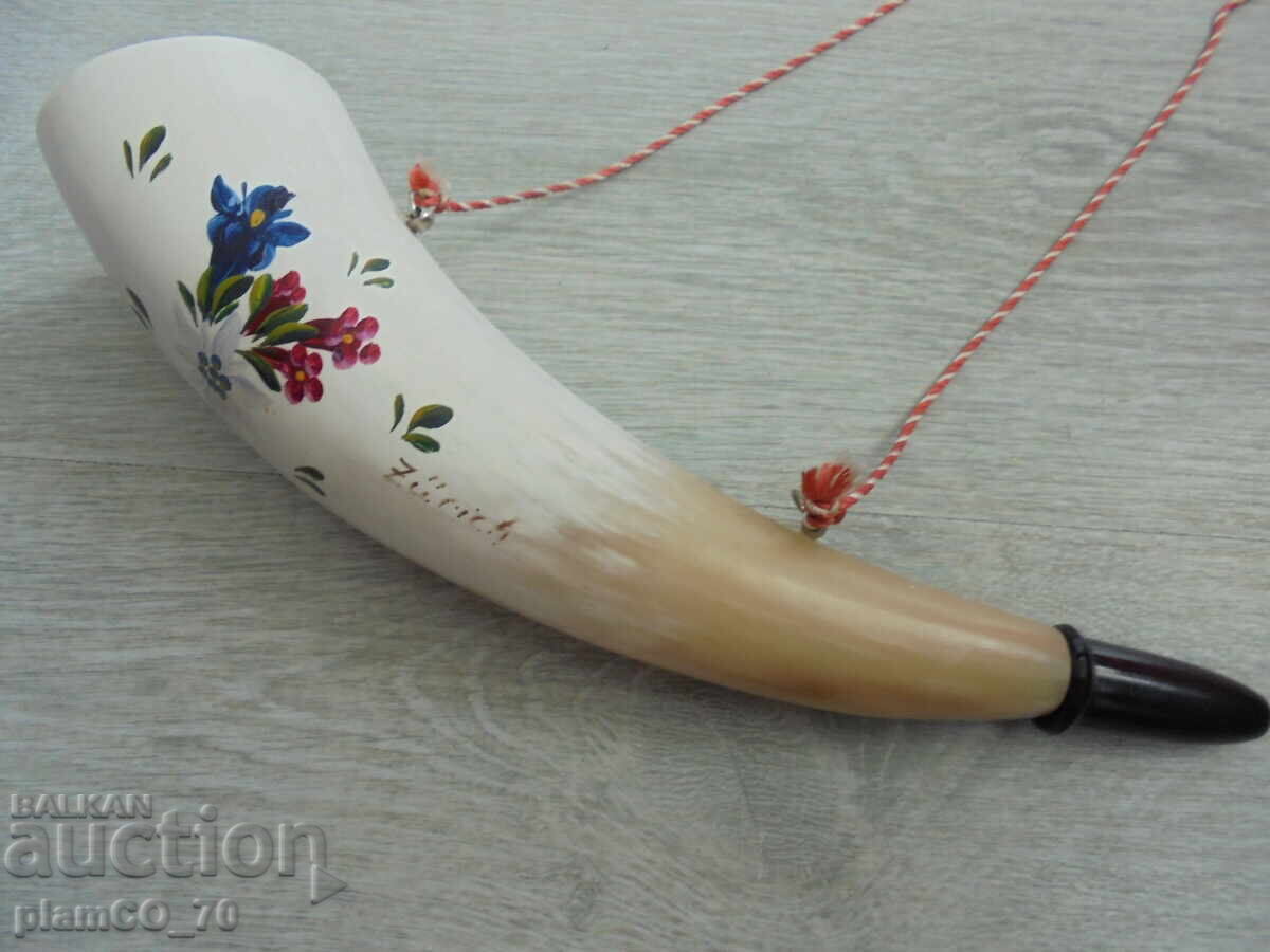 No. 8221 Old Decorative Blowing Horn with price 30.00 BGN | € 15.34 No. 8221 Old Decorative Blowing Horn with price 30.00 BGN | € 15.34