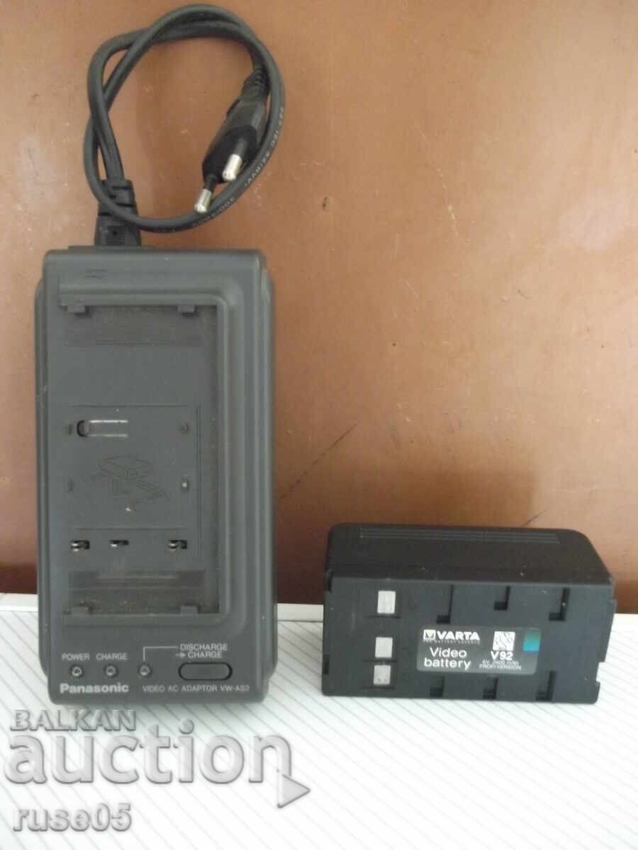 Φορτιστής "Panasonic VW-AS2E" και μπαταρία "VARTA-V92"