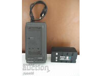 Încărcător "Panasonic VW-AS2E" și baterie "VARTA-V92"