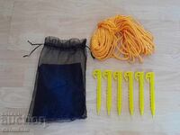 *$*Y*$* SET DE ȚĂRUȘI ȘI FRÂNGHII PENTRU CORT - NOI *$*Y*$*