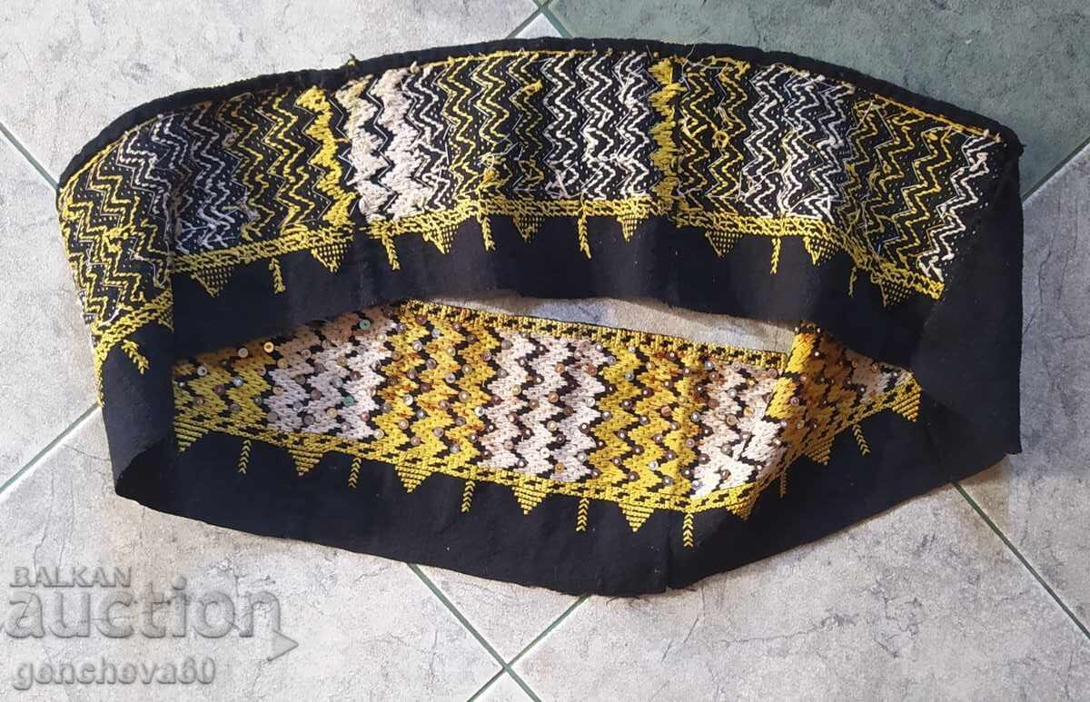 Authentic part of a sukman with embroidery and sequins with price 60.00 BGN | € 30.68 Authentic part of a sukman with embroidery and sequins with price 60.00 BGN | € 30.68