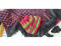 Prosop mare nou de cap și geantă retro folk