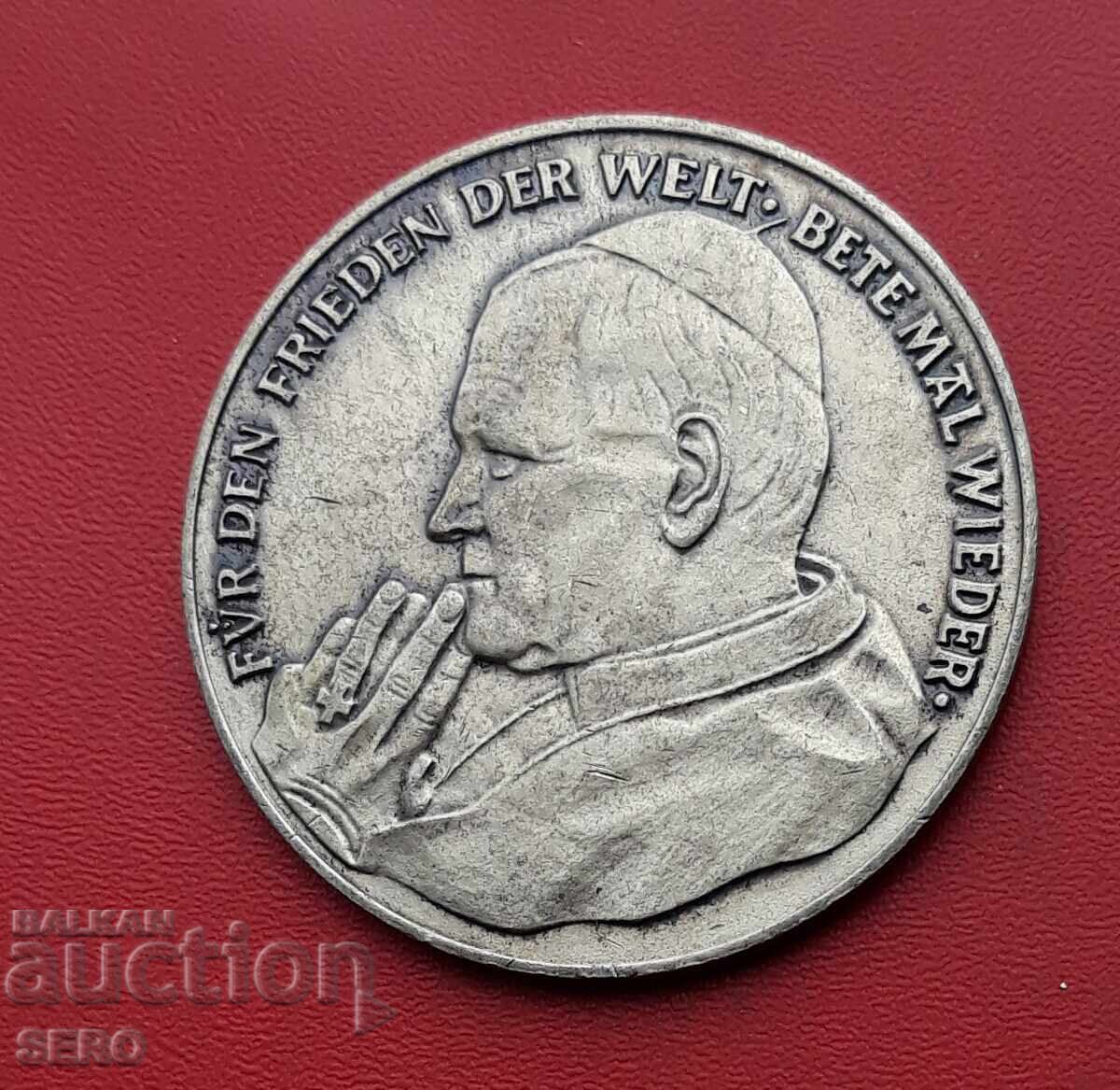 Medalie - Germania 1980 - Papa Ioan-Paul al II-lea Medalie - Germania 1980 - Papa Ioan-Paul al II-lea