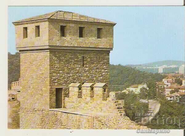 Картичка  България  В.Търново Крепост.стена на Царевец 6*