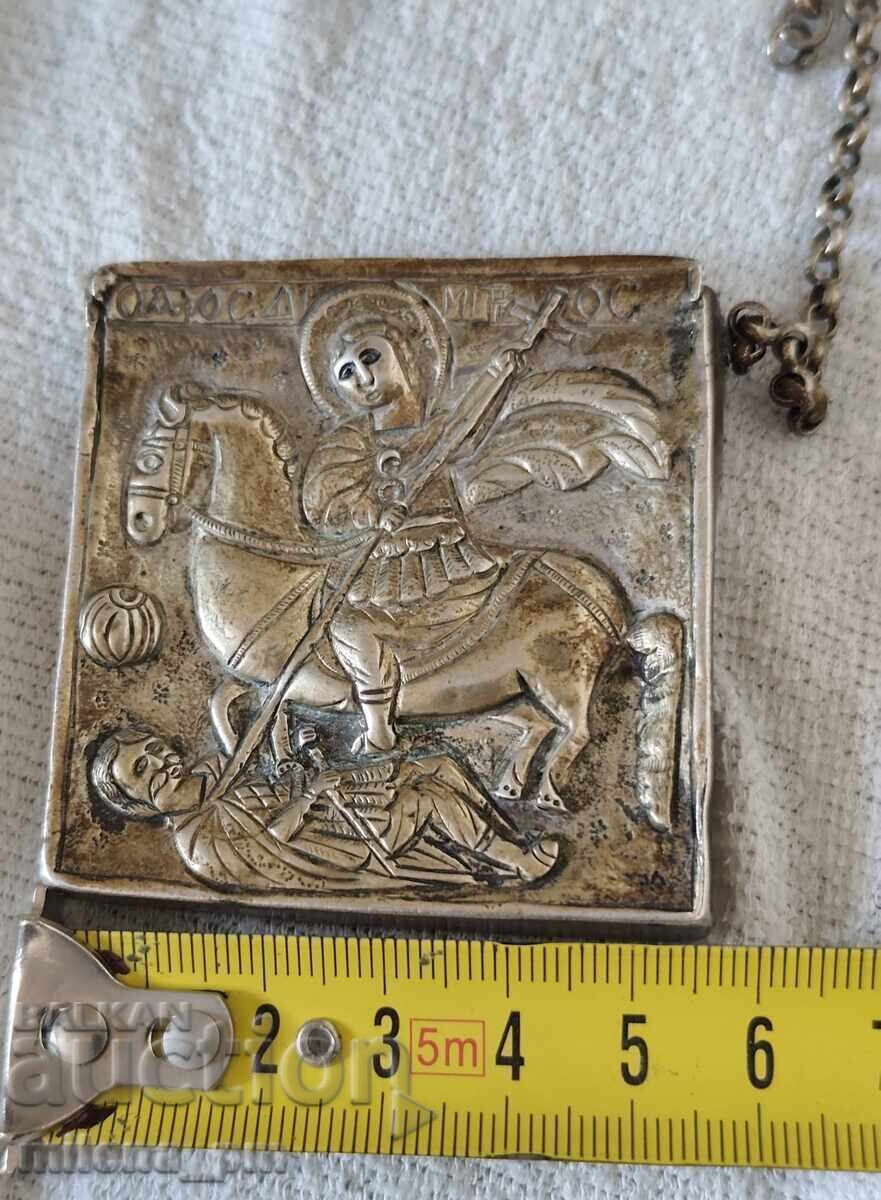 Auction Silver reliquary Auction Silver reliquary