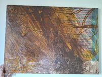 ✅OIL PAINTING - THE BEATING - 50/70 CM.❗