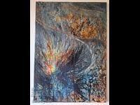 ✅ OIL PAINTING - EZEKIEL - 50/70 CM.❗