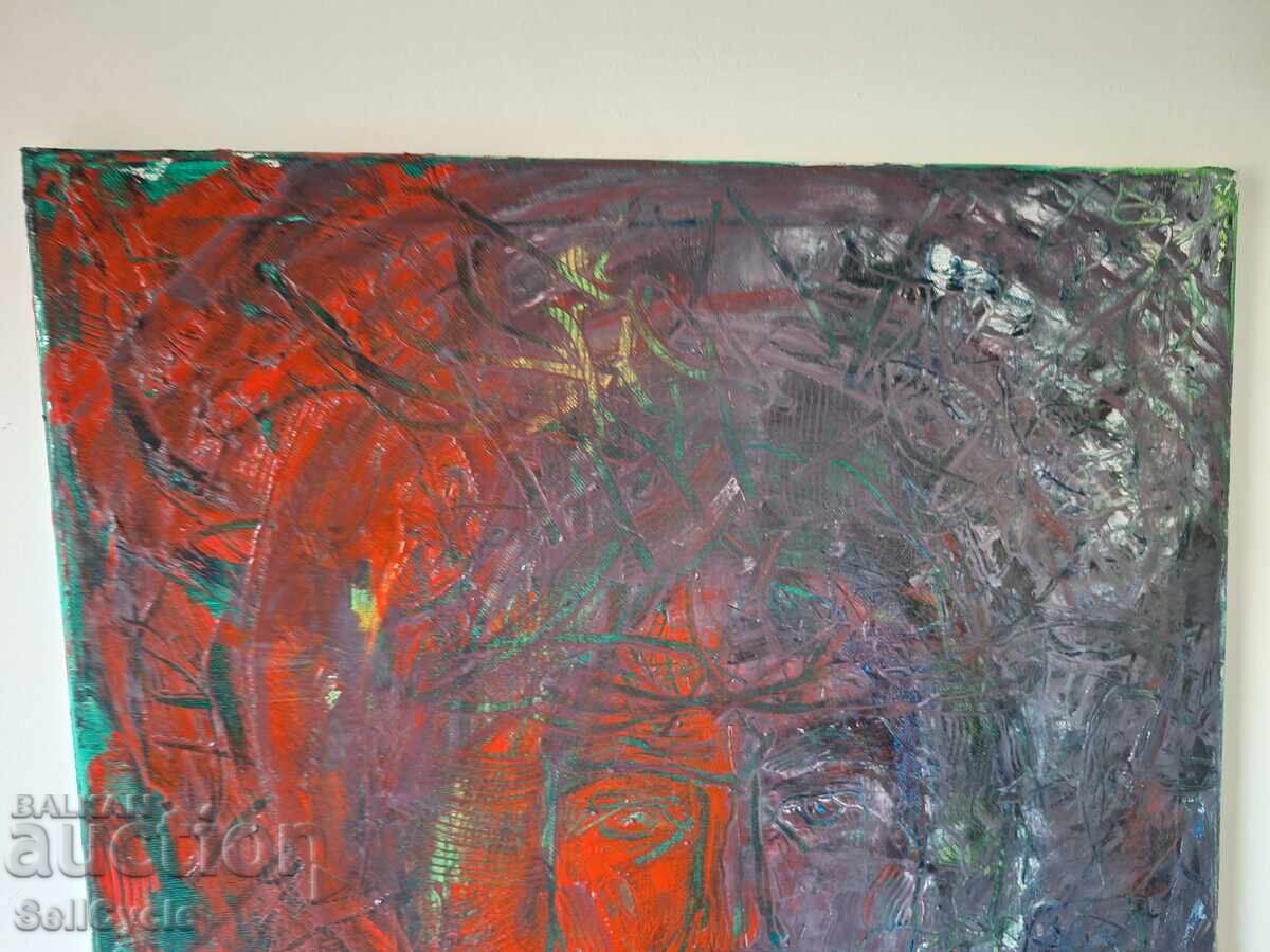 Παράδοση ✅ ΕΛΑΙΟΓΡΑΦΙΑ - ΜΑΤΕΪΑ - 50/70 CM.❗