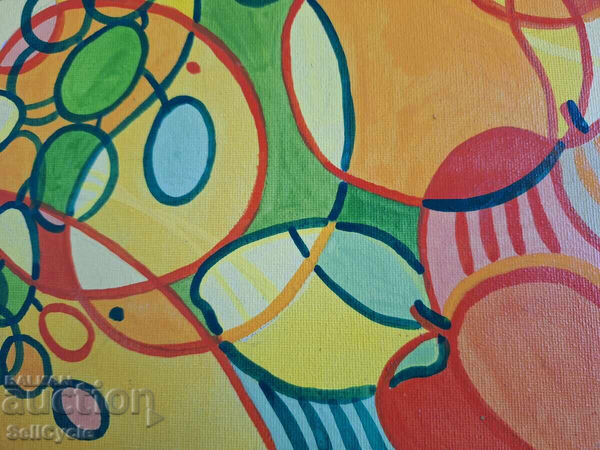 ✅ ACRYLIC PAINTING - FRUIT - 24/30 CM.❗ with price 50.00 BGN | € 25.56