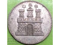 1 ντρέιλινγκ ασήμι 1855 Γερμανίας