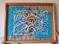 ✅TABLOU - TEHNICĂ MIXTĂ - 30/40 CM.❗