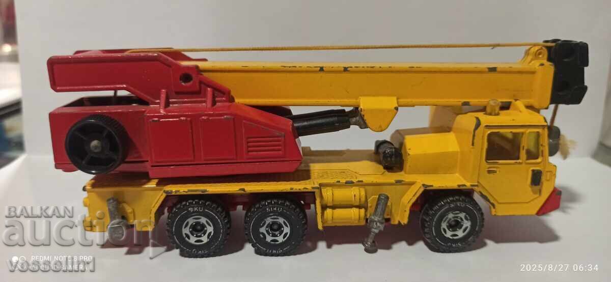Jucărie metalică veche siku camion macara 1/55