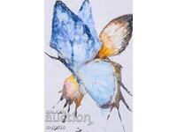 Paola Stoeva, watercolor painting Butterfly