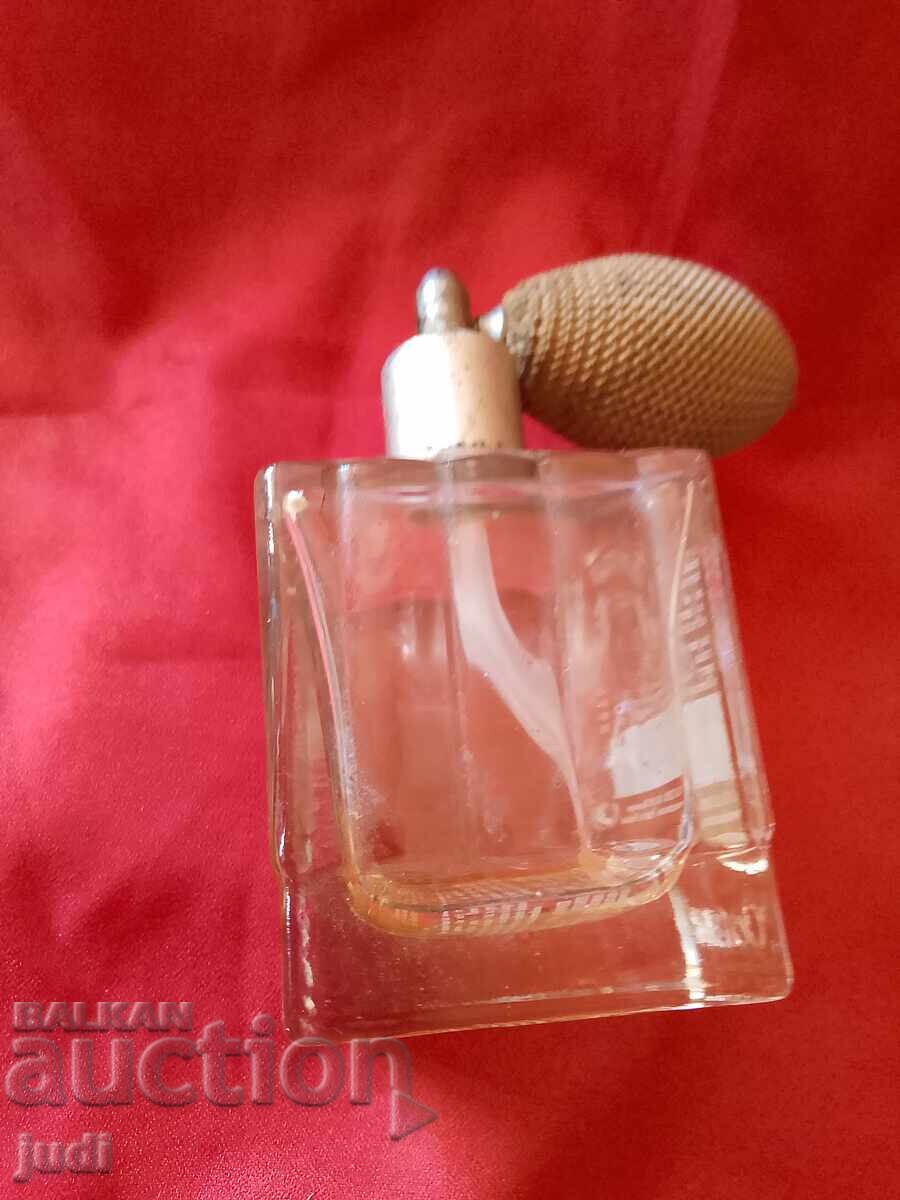 Sticlă veche de parfum cu pompă Franța - 6