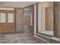 Pictură scenografie Gheorghe Popov - John (1906 - 1961)