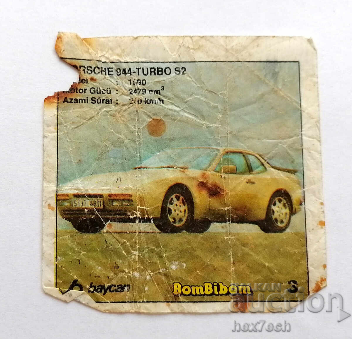 ❤️ ⭐ Картинка BomBibom 1-60 3 Porsche 944-Turbo S2 ⭐ ❤️