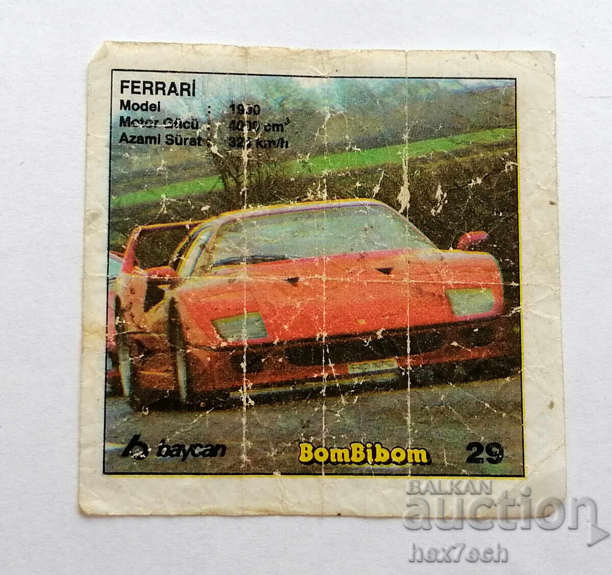 ❤️ ⭐ Εικόνα BomBibom 1-60 29 Ferrari ⭐ ❤️