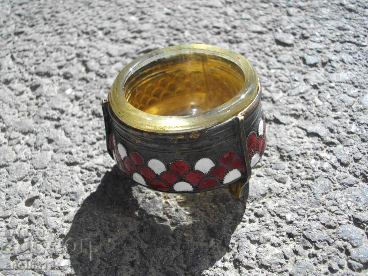 СЪДЧЕ ЗА ХАЙВЕР ГОРЧИЦА СОСИЕРА ЕМАЙЛ СССР с цена 30.00 лв. | € 15.34