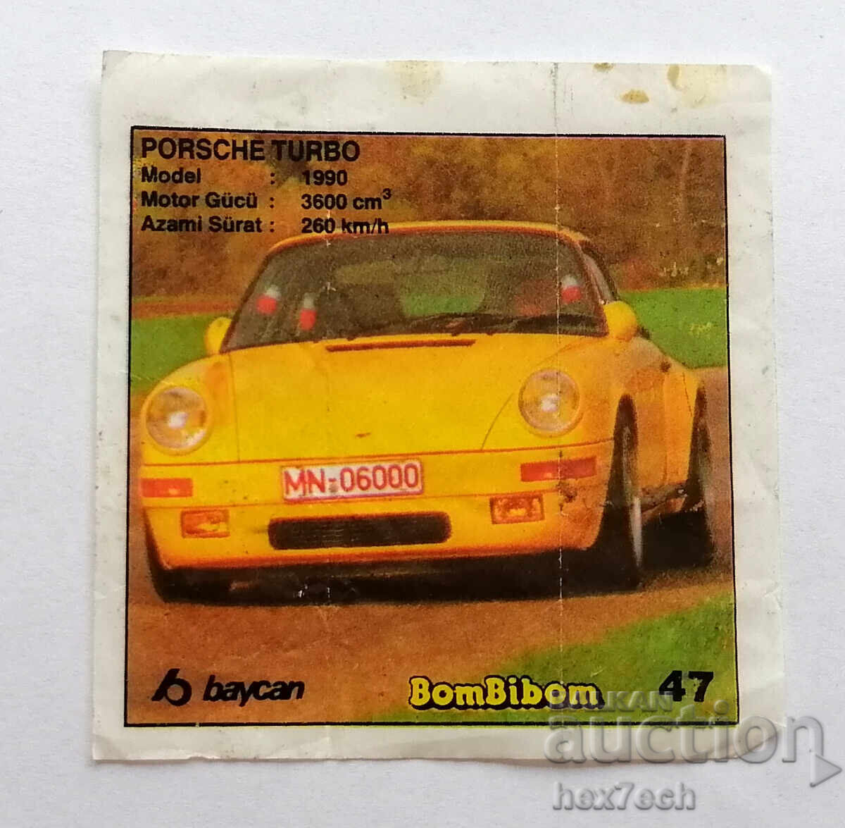 ❤️ ⭐ Picture BomBibom 1-60 47 Porsche Turbo ⭐ ❤️