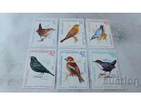 Mărci poștale RPR Păsări cântătoare 1987