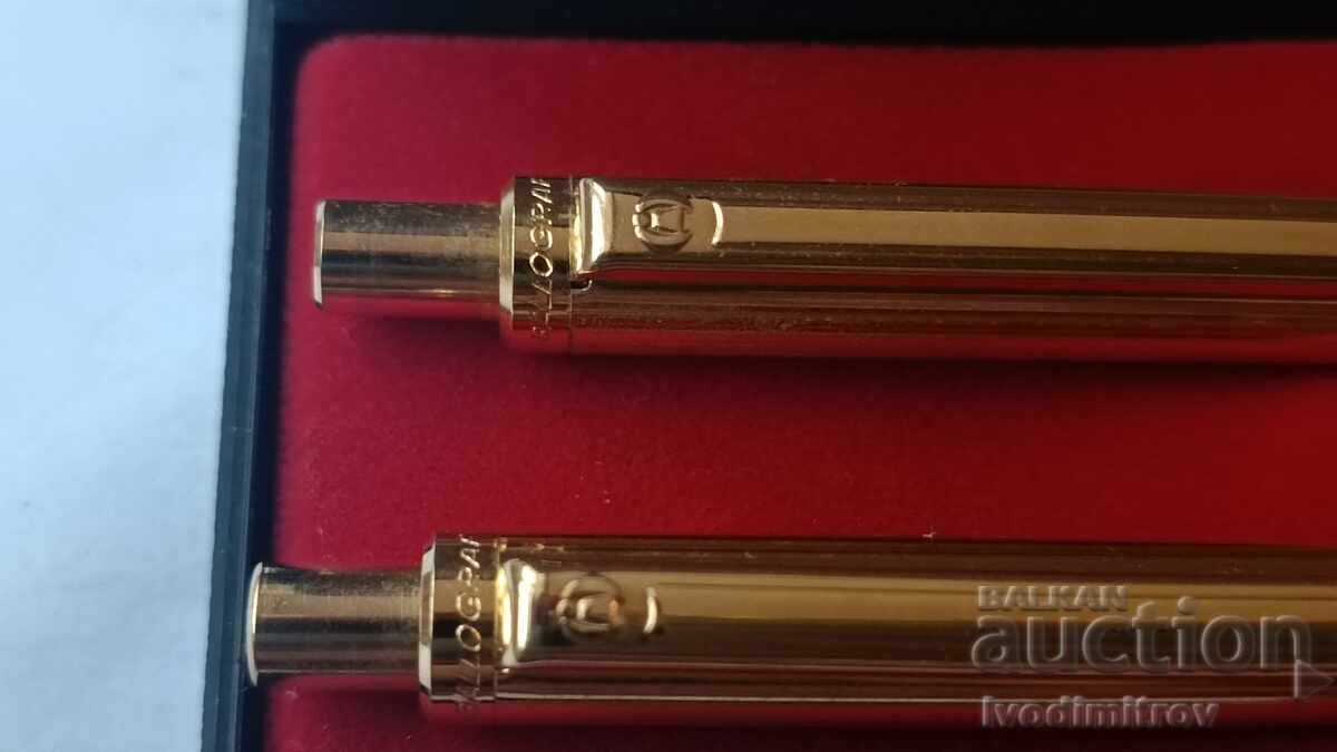 Ballograf 2723 Serie 2000 Gold Pen and Pencil with price 38.65 BGN | € 19.76 Ballograf 2723 Serie 2000 Gold Pen and Pencil with price 38.65 BGN | € 19.76