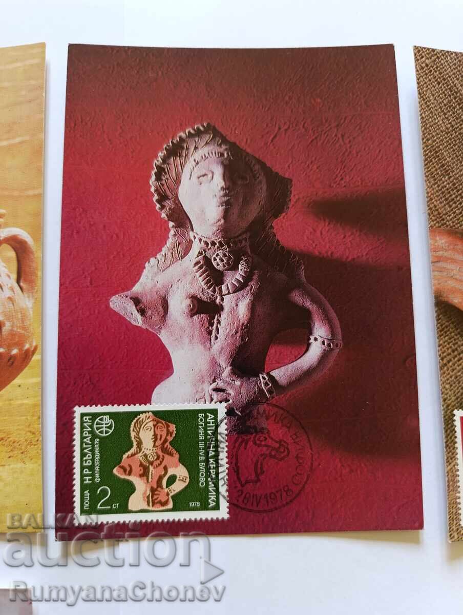 Пощенски карти 1978 Антична керамика - 5