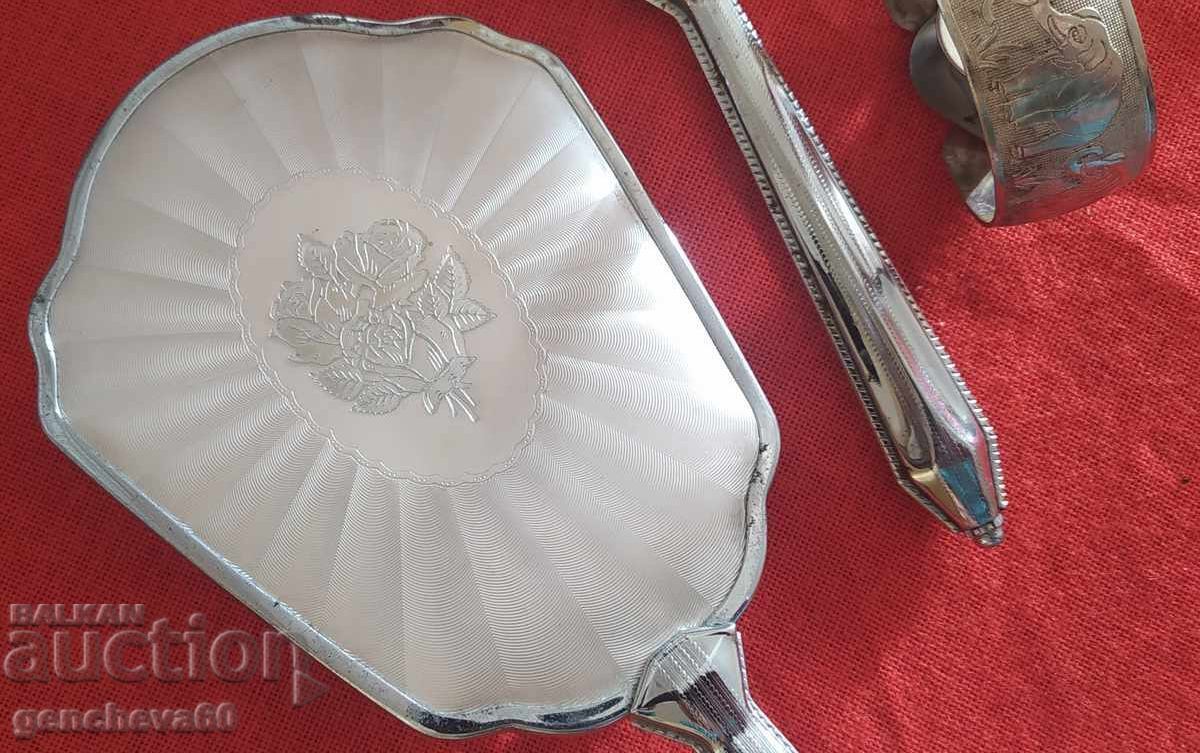 Ρετρό σετ και ασημένιο βραχιόλι, ελεφαντάκια - 6