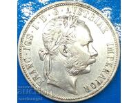 Austria 1 Florin 1883 Franz Joseph Silver