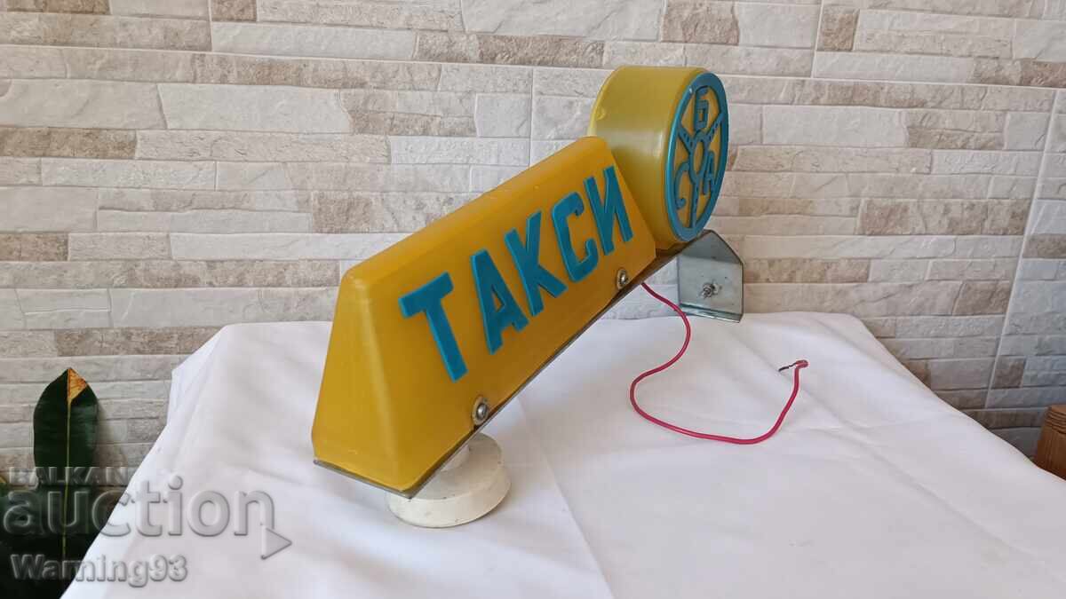 Plăcuță de taxi de la soc - S.B.A. - nou-nouță - 5