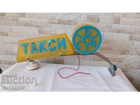 Plăcuță de taxi de la soc - S.B.A. - nou-nouță